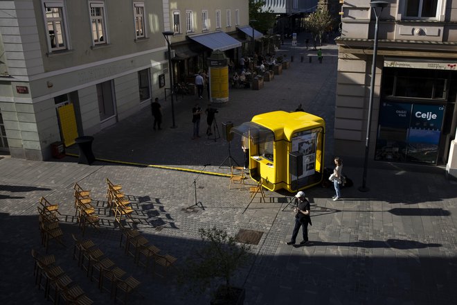 Nekdaj na Avtobusni postaji Celje, zdaj na Krekovem trgu. FOTO: Tomaž Črnej