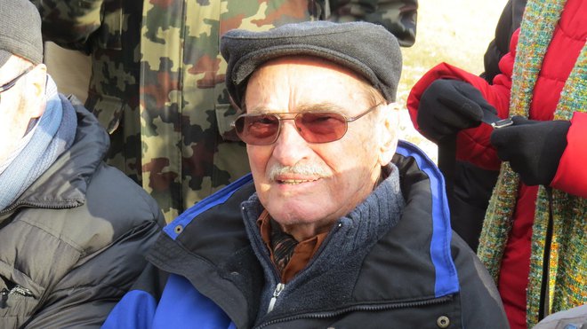 Franc Sever Franta, živa legenda partizanskega boja. FOTO: Bojan Rajšek/Delo