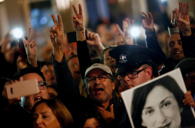Malta je še vedno pretresena zaradi umora Daphne Caruana. FOTO: Reuters