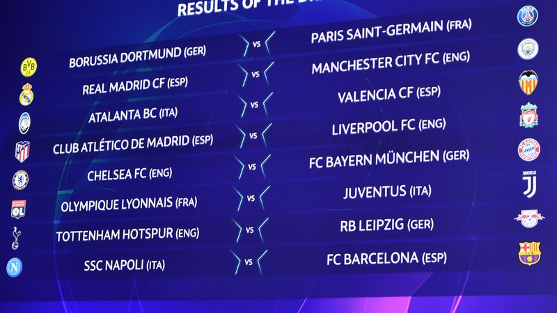 Fotografija: Že v osmini finala lige prvakov se bosta pomerila dfavorita za naslov Real Madrid in Manchester City. FOTO: AFP