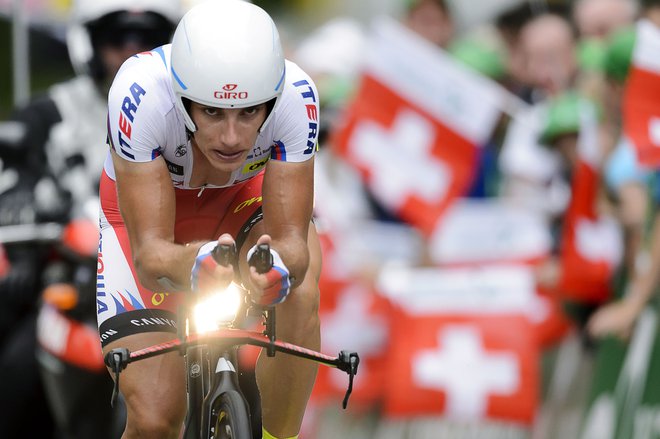 Špilak se je na dirki po Švici kosal z najbolj slovitimi kolesarskimi imeni, kot so Chris Froome, Geraint Thomas, Tom Dumoulin ... FOTO: AFP