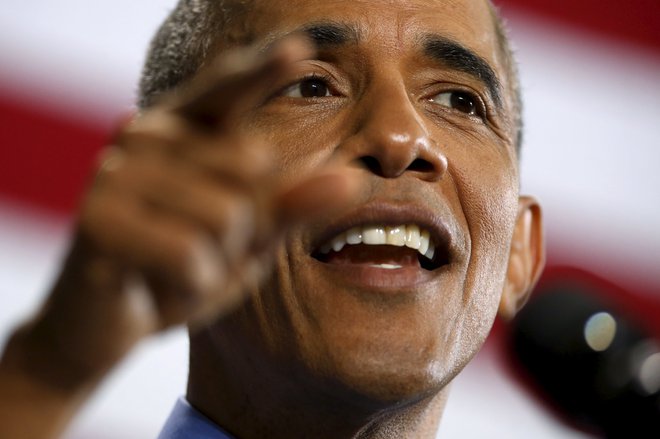 Prejšnji demokratski predsednik Barack Obama. Foto Jonathan Ernst Reuters