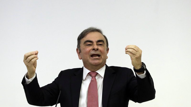 Fotografija: Carlos Ghosn: Obtožbe proti meni so popolnoma neutemeljene, gre za zaroto Nissana in japonskih tožilcev. Foto AFP