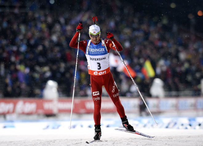 Ole Einar Bjoerndalen je najuspešnejši biatlonec doslej. FOTO: AFP