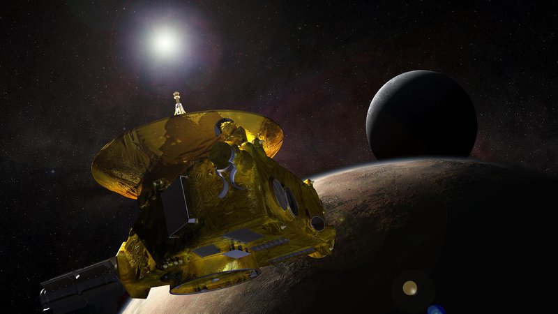 Fotografija: Umetniška upodobitev sonde New Horizons FOTO: Nasa