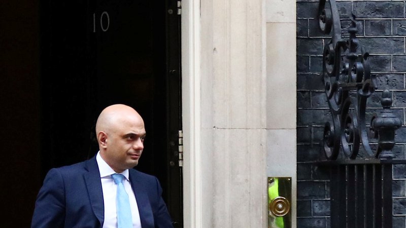 Fotografija: Sajid Javid ni več britanski finančni minister. FOTO: Hannah McKay/Reuters