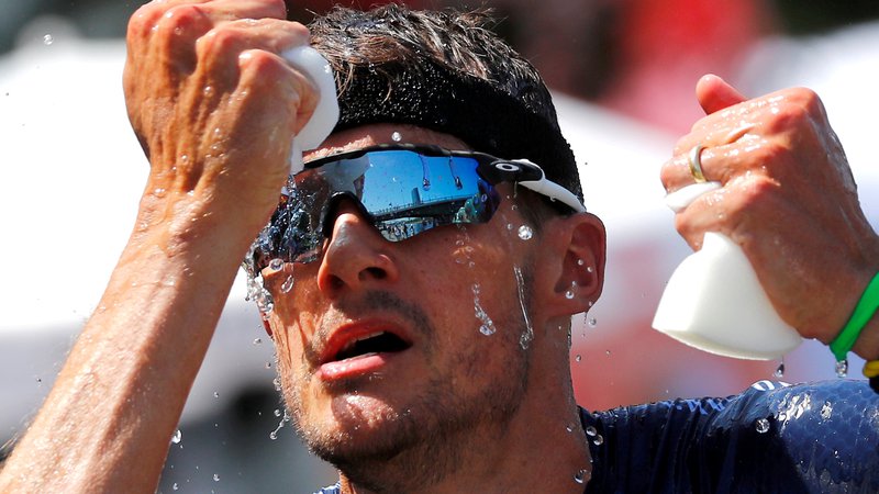 Fotografija: Jan Frodeno je trikratni svetovni prvak v triatlonu. FOTO: Reuters