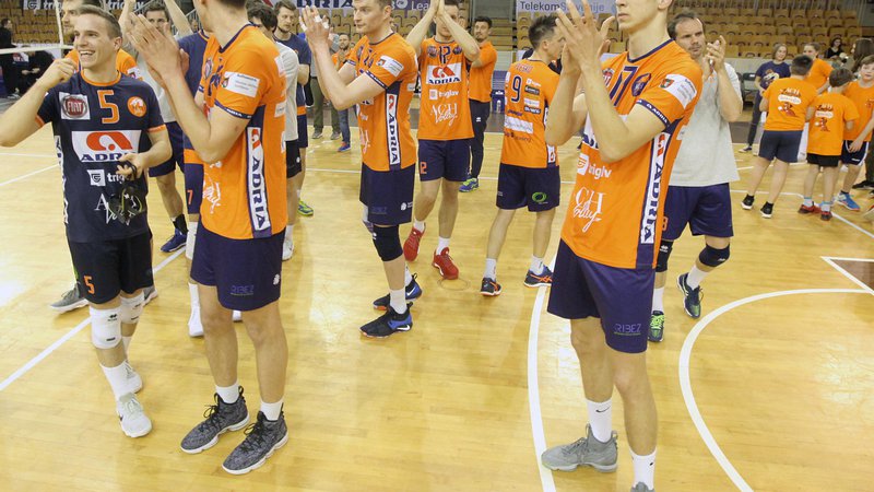 Fotografija: ACH Volley se vrača med elito. Foto Mavric Pivk/Delo