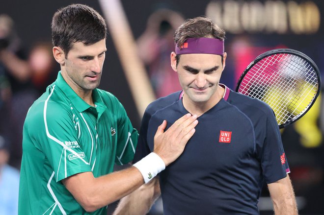 Roger Federer Novak Đoković sta na istem čolnu. FOTO: AFP