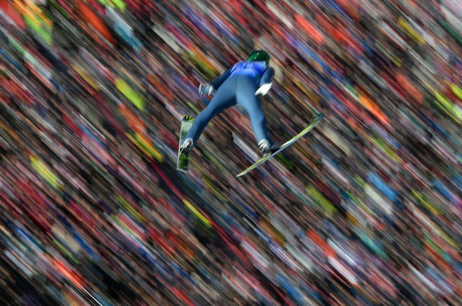Žiga Jelar si je hitro zagotovil finalno vstopnico. FOTO: Joe Klamar/AFP