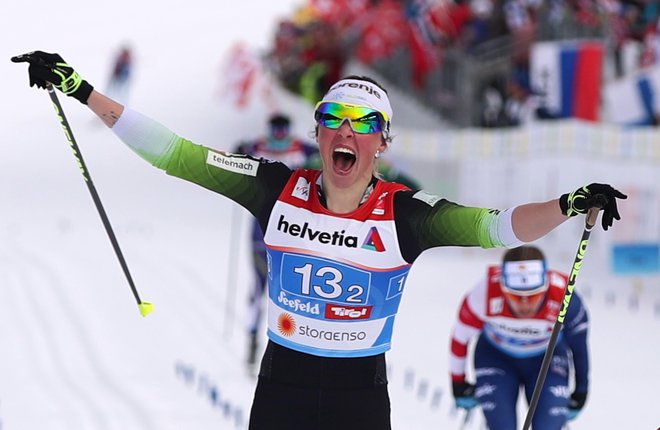 Anamarija Lampič ni bila daleč niti od zmagovalke. FOTO: Lisi Niesner/Reuters