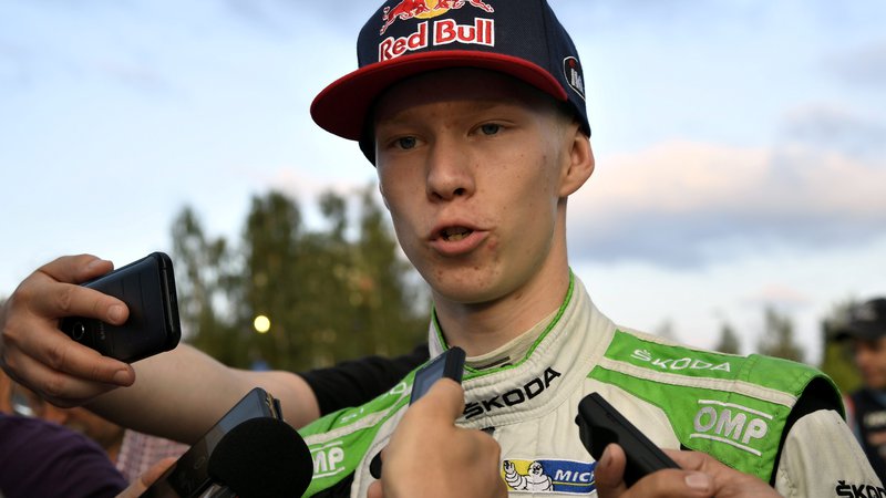 Fotografija: Kalle Rovanperä je že pri 19 letih eden od najboljših dirkačev v reliju na svetu. FOTO: Reuters