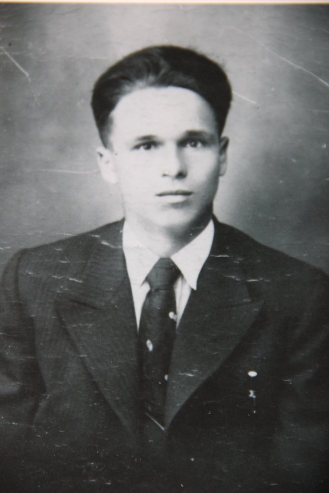 Alojz Maršič po vrnitvi iz koncentracijskega taborišča, fotografiran med letoma 1946 in 1950. Foto osebni arhiv