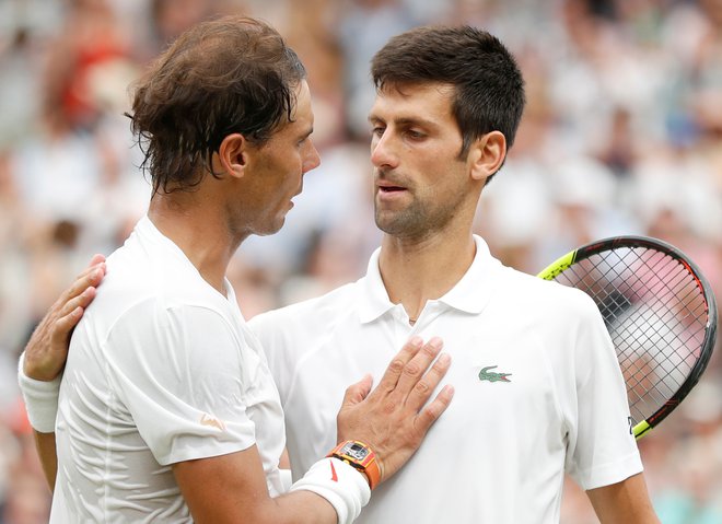 Rafael Nadal in Novak Đoković sta se tudi v obdobju epidemije koronavirusa izkazala z dobrodelnostjo. FOTO: Reuters