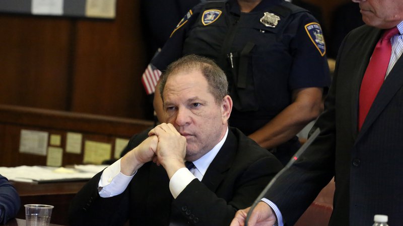 Fotografija: Harvey Weinstein se je na sodišču izrekel za nedolžnega. FOTO: Jefferson Siegel/Afp