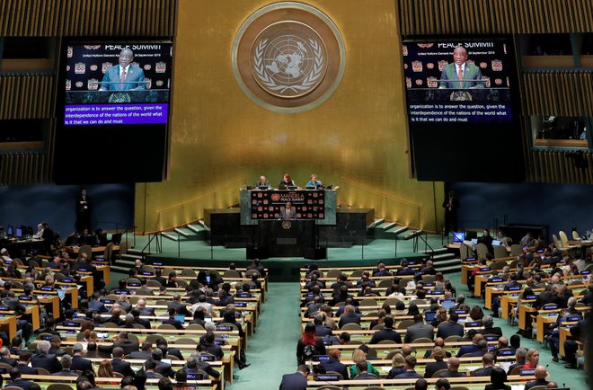 73. zasedanje Generalne skupščine Združenih narodov v New Yorku. FOTO: Lucas Jackson/Reuters
