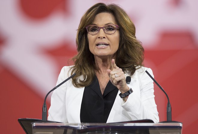 Sarah Palin bi v ameriških šolah uvedla pouk kreacionizma. FOTO: Joshua Roberts/Reuters