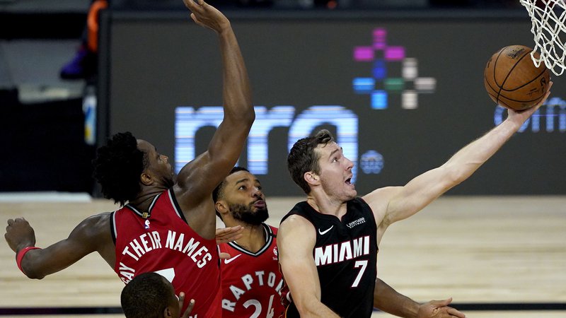 Fotografija: Goran Dragić je bil najučinkovitejši košarkar Miamija proti Torontu. FOTO: Ashley Landis/USA Today Sports