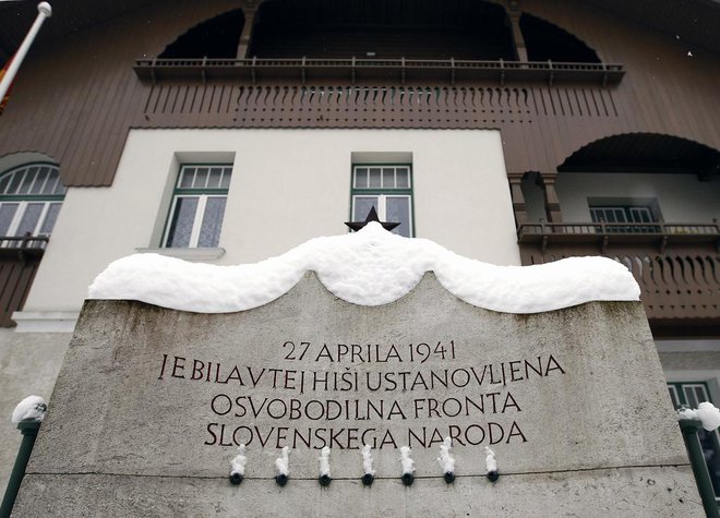 Vidmarjeva vila in spomenik ustanoviteljem OF.