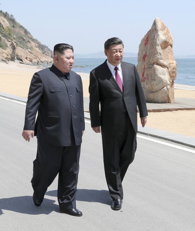 Kim je že drugič v nekaj mesecih na Kitajskem.