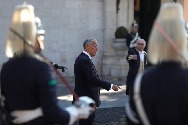 Portugalski predsednik Marcelo Rebelo de Sousa parlamentu predlaga popravke zakona. FOTO: Rafael Marchante/Reuters