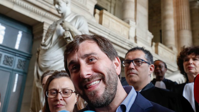 Fotografija: Nekdanji katalonski minister za zdravstvo Antonio Comín je zadovoljen z odločitvijo belgijskega sodišča o neizročitvi. FOTO: Yves Herman/Reuters