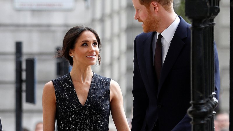 Fotografija: Bodoča vojvodinja in vojvoda Sussexa. FOTO: Reuters/Reuters