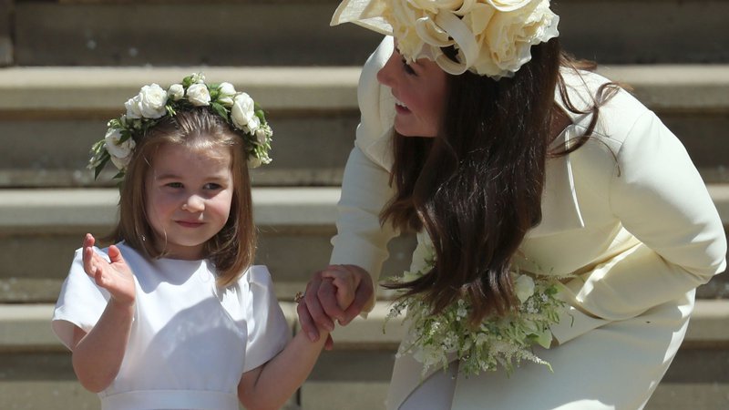 Fotografija: Princesa Charlotte je navdušila. FOTO: Jane Barlow/AFP