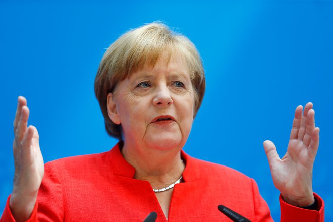Nemška kanclerka Angela Merkel FOTO: Hannibal Hanschke/Reuters