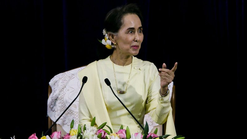 Fotografija: Aung San Su Či FOTO: Ye Aung Thu/AFP
