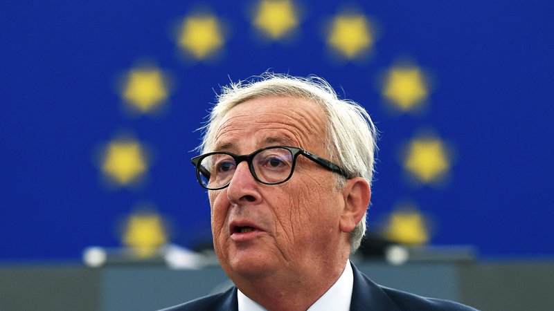Fotografija: Predsednik evropske komisije Jean-Claude Juncker FOTO: Frederick Florin/AFP