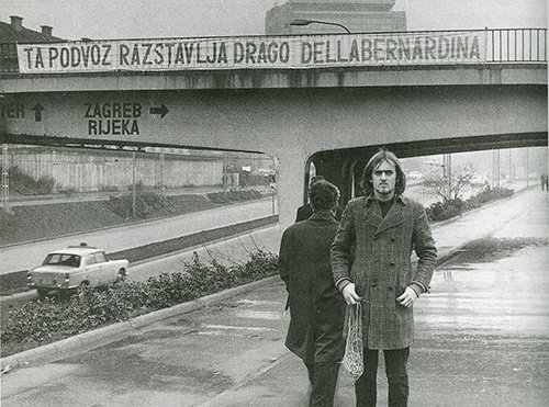 »Ta podvoz razstavlja Drago Dellabernardina«, 1968. FOTO: Arhiv Centra In galerije P74