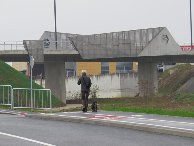 Prebivalci Grosupljega se bodo odslej varno vključevali v promet na Adamičevi cesti. FOTO: Bojan Rajšek/Delo