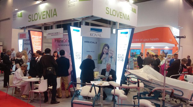 Skupinska predstavitev slovenskega gospodarstva na sejmu Arab Health 2018, Dubaj (foto: arhiv SPIRIT Slovenija, javna agencija).<br />
 
