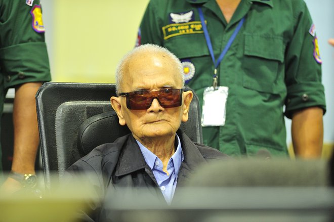 Nuon Chea, »brat številka dve« oziroma namestnik glavnega voditelja Pol Pota. FOTO: Reuters