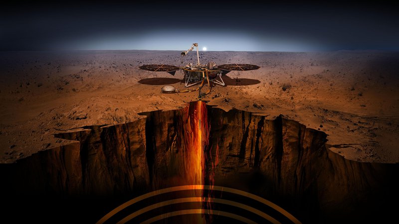 Fotografija: Insight lander bo na Marsu pristal v ponedeljek. Če bo. Marsikaj gre lahko narobe. Foto Nasa