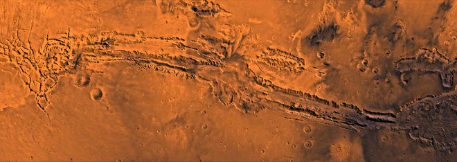 Valles Marineris FOTO: NASA/JPL-Caltech/USGS 