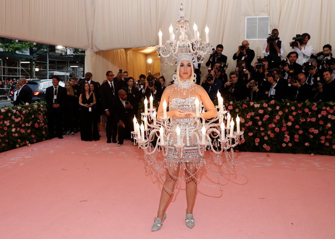 Katy Perry v Moschinu FOTO: Andrew Kelly/ Reuters