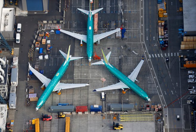 Družbe zaradi prizemljitve Boeingovih letal 737 max odpovedujejo lete. Foto: Lindsey Wasson/Reuters