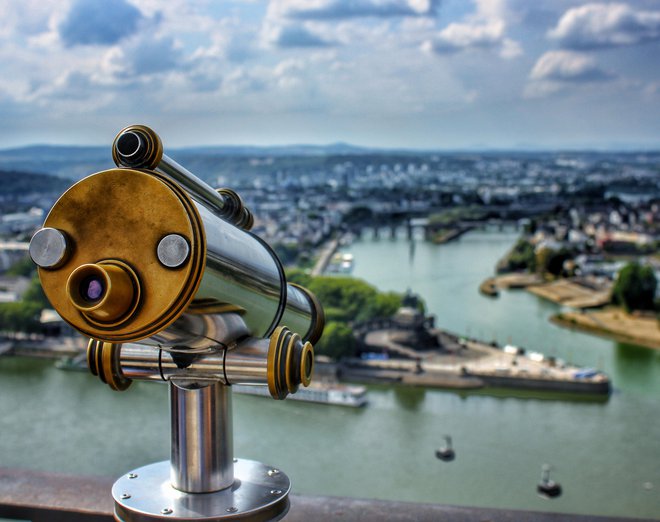 Koblenz, pogled na Nemški vogal © Koblenz-Touristik GmbH FOTO: Johannes Bruchhof
