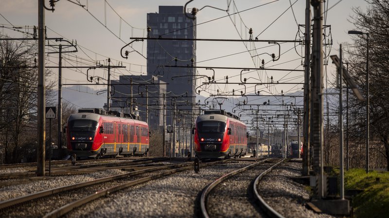 Fotografija: Železniški promet postaja bolj konkurenčen v primerjavi z drugimi načini prevoza. FOTO: Voranc Vogel/Delo