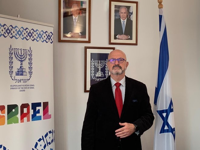 Ilan Mor, izraelski veleposlanik na Hrvaškem, je razočaran. FOTO: veleposlaništvo Izraela v RH