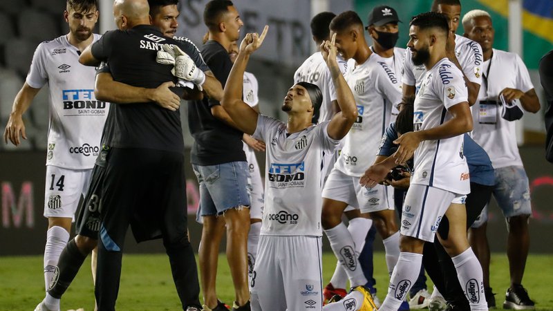 Fotografija: Santos ima priložnost postati prvi brazilski klub s štirimi naslovi v pokalu libertadores. FOTO: Sebastiao Moreira/AFP