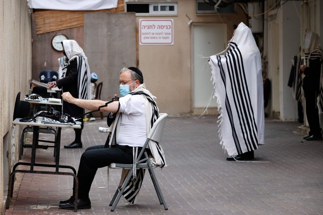 Cepljenje v Izraelu. FOTO: Jack Guez/AFP