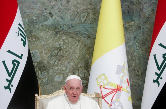 V Iraku so pred prihodom papeža poostrili varnostne ukrepe. FOTO: Yara Nardi/Reuters