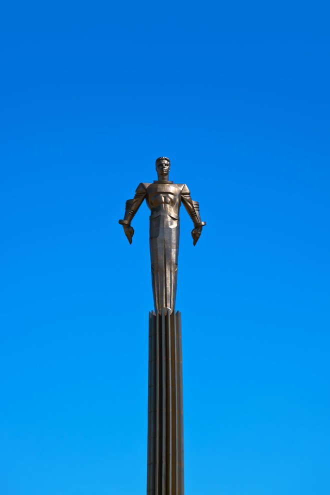 Spomenik Juriju Gagarinu v Moskvi FOTO: Shutterstock