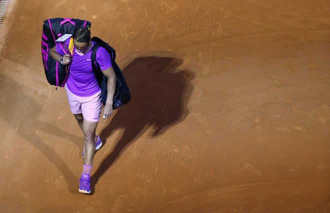 Rafael Nadal se je poslovil. FOTO: Eric Gaillard/Reuters