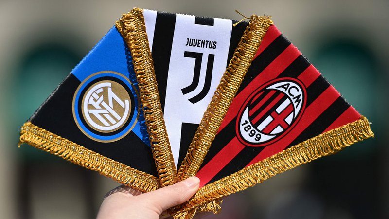 Fotografija: Inter, Juventus in Milan poskušajo držati v šahu na obeh straneh fronte. FOTO: Miguel Medina/AFP