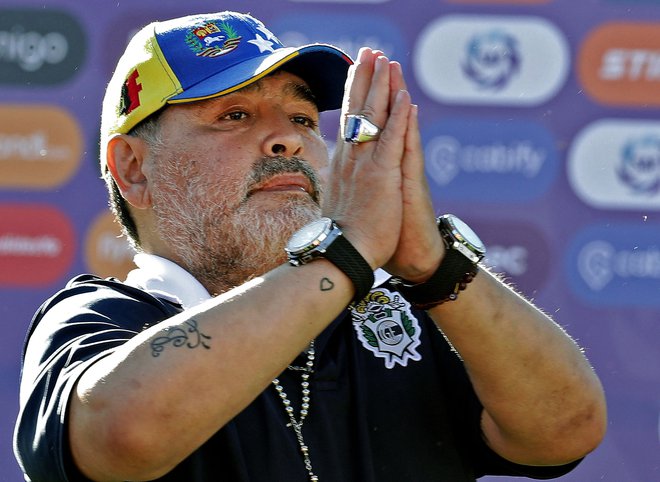 Diego Maradona je umrl 25. novembra star 60 let. FOTO: Alejandro Pagni/AFP