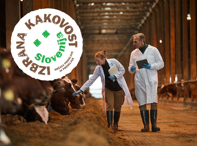Fotografija: Izdelki z zaščitnim znakom 'izbrana kakovost – Slovenija' so poleg dvojne dodatne kontrole deležni še rednega uradnega nadzora Uprave za varno hrano, veterinarstvo in varstvo rastlin. FOTO: Ministrstvo za kmetijstvo, gozdarstvo in prehrano